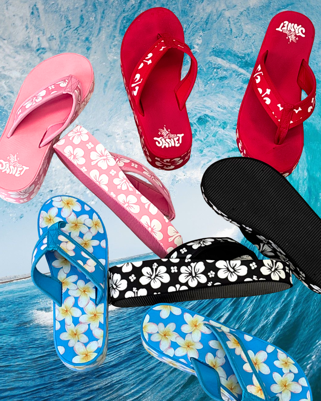 Blue Frangipani Platform- in stock this week!!