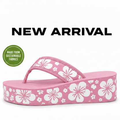 Pink Hibiscus Platform- In Stock- this week