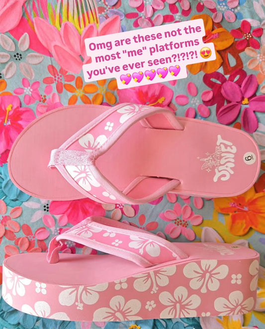 Pink Hibiscus Platform